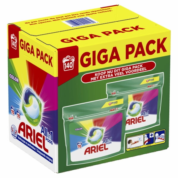 Ariel All in 1 Capsule detergent pods Giga Pack